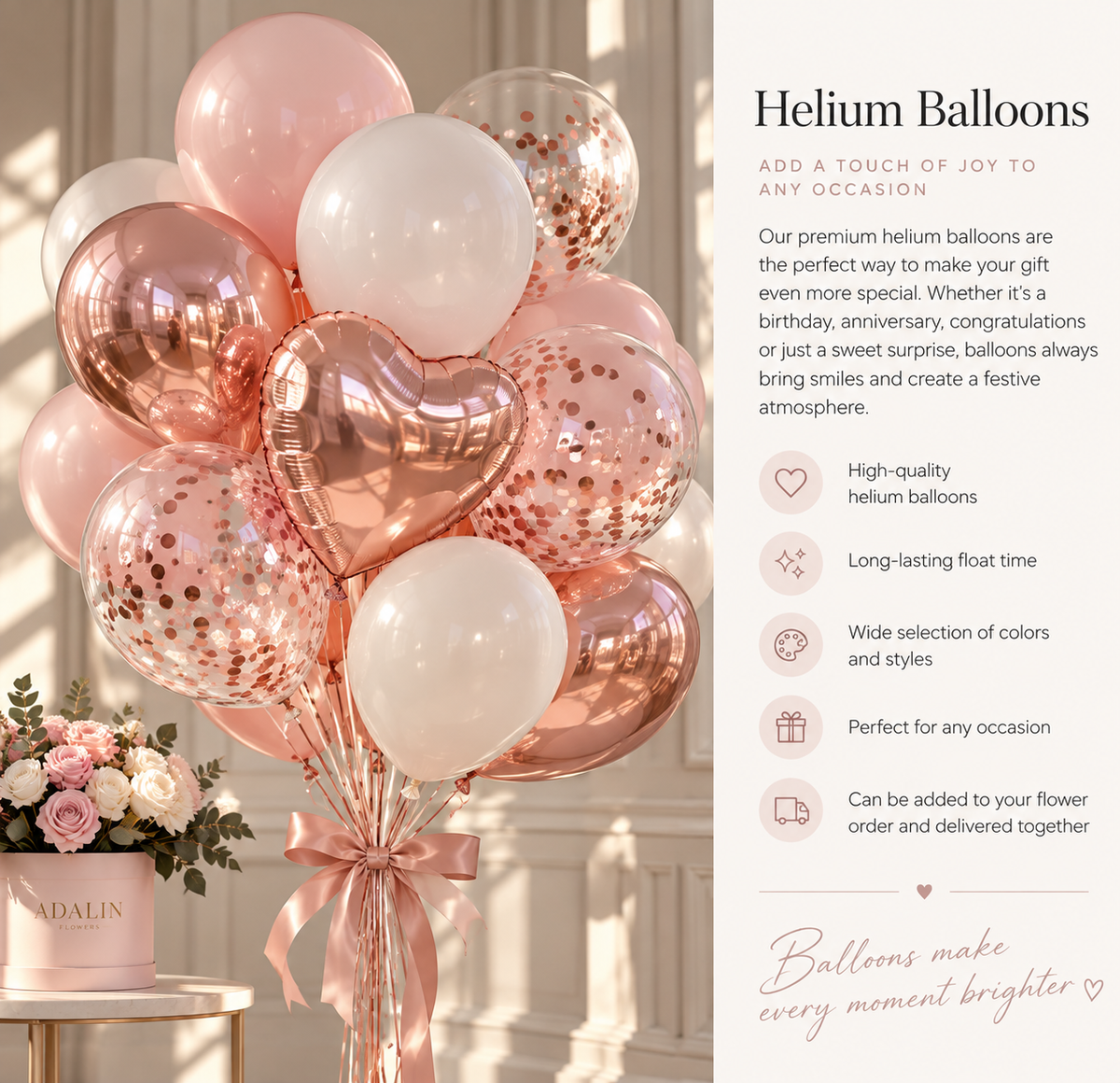Helium Balloons Bouquet